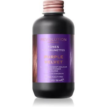 Revolution Haircare Tones For Brunettes balsam tonujący do włosów w odcieniach brązu odcień Purple Velvet 150 ml