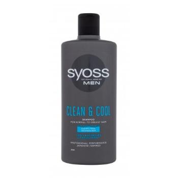 Syoss Men Clean & Cool 440 ml szampon do włosów dla mężczyzn