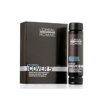 L'Oréal Professionnel Homme Cover 5´ 3x50 ml farba do włosów dla mężczyzn Uszkodzone pudełko 7 Medium Blond