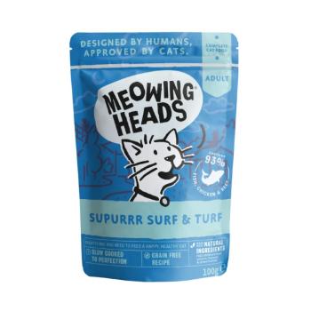 Meowing Heads  saszetka  SURF &amp; turf - 2x100g