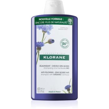 Klorane Cornflower Organic szampon neutralizująca żółtawe odcienie 400 ml