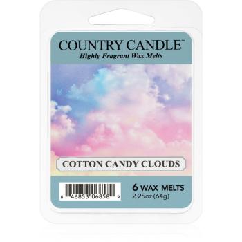 Country Candle Cotton Candy Clouds wosk zapachowy 64 g