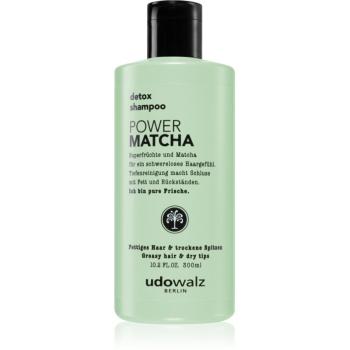 Udo Walz Power Matcha szampon oczyszczający do włosów przetłuszczających z witaminą C 300 ml