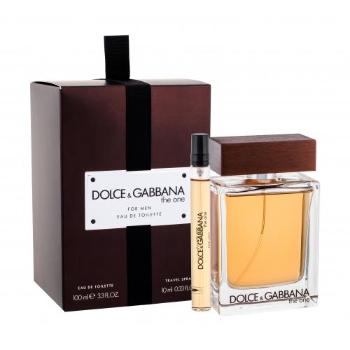 Dolce&Gabbana The One For Men zestaw Edt 100 ml + Edt 10 ml dla mężczyzn Uszkodzone pudełko