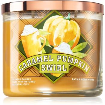 Bath & Body Works Caramel Pumpkin Swirl świeczka zapachowa 411 g