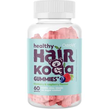 OstroVit Healthy Hair Koala Gummies smak Blueberry & Raspberry 60 szt.