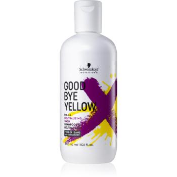 Schwarzkopf Professional Goodbye Yellow szampon neutralizujący żółte odcienie do włosów farbowanych i po balejażu 300 ml