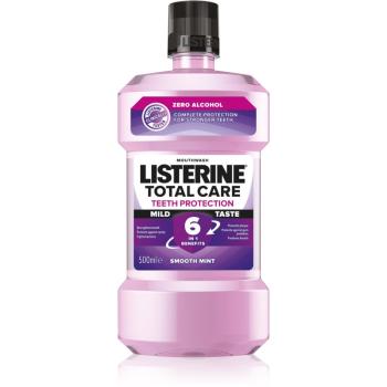 Listerine Total Care Zero płyn do płukania jamy ustnej dla pełnej ochrony zębów bez alkoholu smak Smooth Mint 500 ml