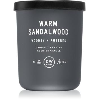 DW Home Warm Sandalwood świeczka zapachowa z drewnianym knotem 434 g