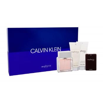 Calvin Klein Euphoria zestaw Edt 100 ml + Edt 20 ml + Balsam po goleniu 100 ml + Żel pod prysznic 100 ml dla mężczyzn