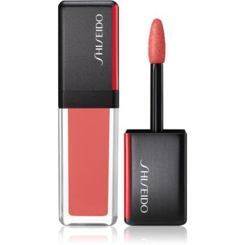 Shiseido LacquerInk LipShine szminka w płynie nawilżające i nadające blask odcień 312 Electro Peach (Apricot) 6 ml