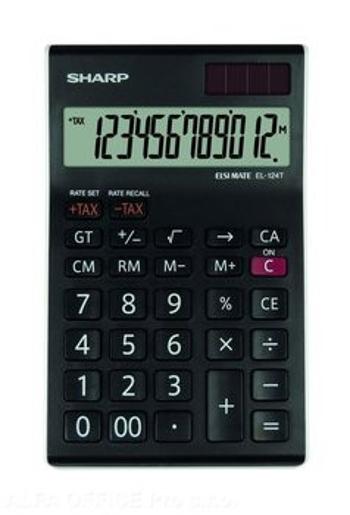 12-cyfrowy kalkulator Sharp EL-124TWH
