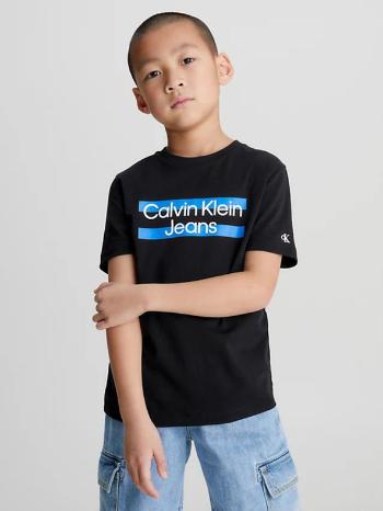 Calvin Klein Jeans Koszulka dziecięce Czarny
