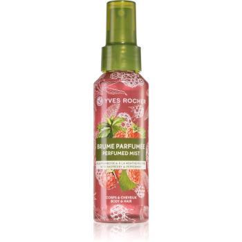 Yves Rocher Raspberry & Mint spray do ciała i włosów 100 ml