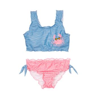 Playshoes Ochrona UV bikini krab niebieski-różowy