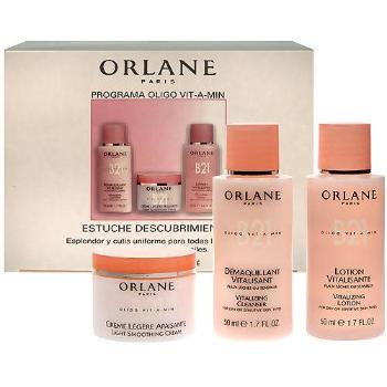 Orlane Oligo Vitamin zestaw 20ml Light Smoothing Cream + 50ml Vitalizing Cleanser + 50ml Vitalizing Lotion ( do skóry suchej i wrażliwej) dla kobiet