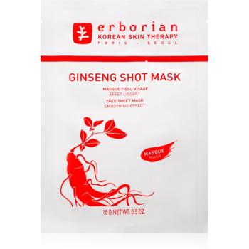 Erborian Ginseng Shot Mask maseczka płócienna o działaniu wygładzającym 15 g