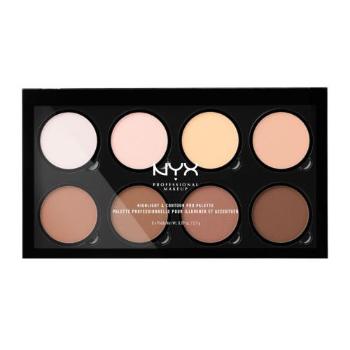 NYX Professional Makeup Highlight & Contour PRO 21,6 g paletka do konturowania dla kobiet Nude