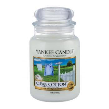 Yankee Candle Clean Cotton 623 g świeczka zapachowa unisex