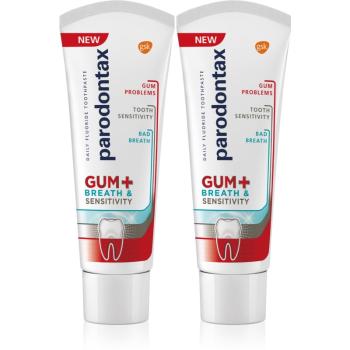 Parodontax Gum And Sens Original pasta do kompletnej ochrony zębów odświeżająca oddech 2x75 ml