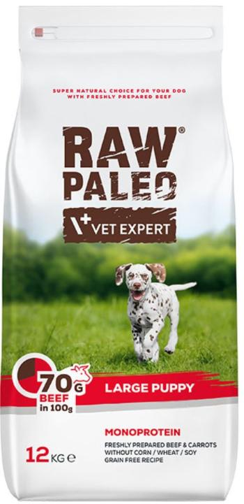 VETEXPERT Raw Paleo Beef puppy large 12kg dla szczeniąt dużych ras