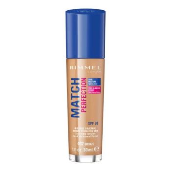 Rimmel London Match Perfection SPF20 30 ml podkład dla kobiet 402 Bronze