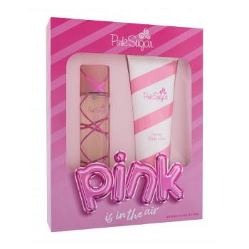 Aquolina Pink Sugar zestaw EDT 100 ml + mleczko do ciała 250 ml dla kobiet Uszkodzone pudełko
