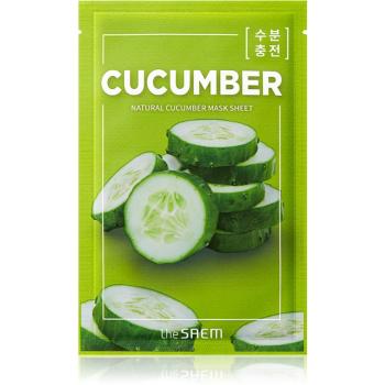 The Saem Natural Mask Sheet Cucumber maseczka płócienna o działaniu nawilżajaco-rewitalizującym 21 ml