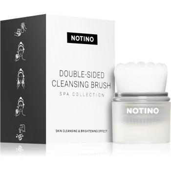 Notino Spa Collection Double-sided cleansing brush szczoteczka do mycia twarzy Grey