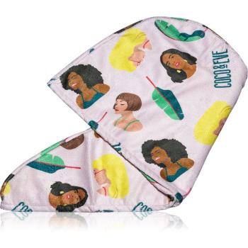 Coco & Eve Microfibre Hair Towel Wrap ręcznik do włosów 2.0 Girl Print