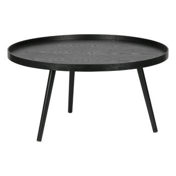 Czarny stolik WOOOD Mesa, Ø 78 cm