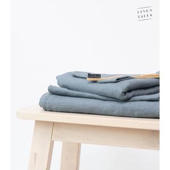Niebieski lniany ręcznik 125x75 cm – Linen Tales