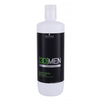 Schwarzkopf Professional 3DMEN Hair & Body 1000 ml szampon do włosów dla mężczyzn