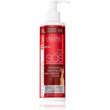 Eveline Cosmetics Extra Soft SOS krem do rąk do skóry suchej i zmęczonej z dozownikiem 200 ml