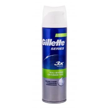 Gillette Series Sensitive 250 ml pianka do golenia dla mężczyzn uszkodzony flakon