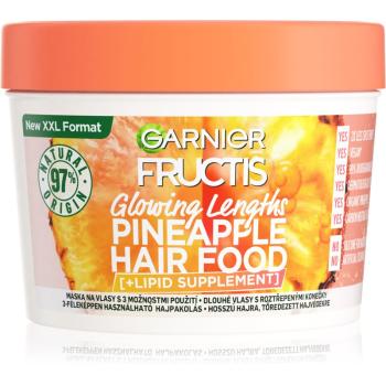Garnier Fructis Pineapple Hair Food maska do włosów na rozdwojone końcówki włosów 400 ml