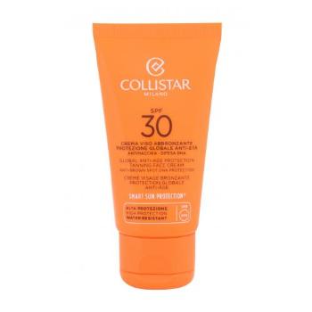 Collistar Special Perfect Tan Global Anti-Age Protection Tanning Face Cream 50 ml preparat do opalania twarzy dla kobiet Uszkodzone pudełko
