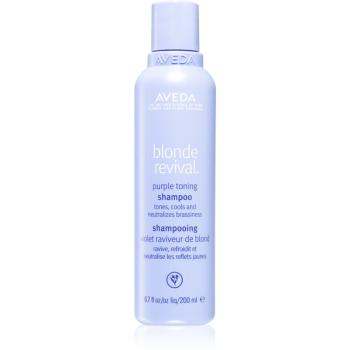 Aveda Blonde Revival™ Purple Toning Shampoo fioletowy szampon tonujący dla włosów rozjaśnionych lub z balejażem 200 ml