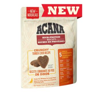 ACANA High protein crunchy treats 100 g chrupiące przysmaki z wątróbką indyczą dla psa