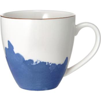Zestaw 2 niebiesko-białych porcelanowych kubków do kawy Westwing Collection Rosie