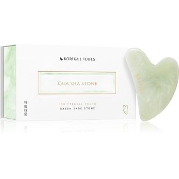 KORIKA Tools Gua Sha Green Jade Stone akcesoria do masażu do twarzy