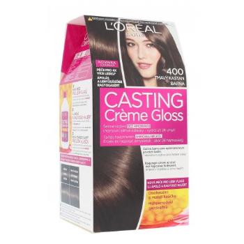 L'Oréal Paris Casting Creme Gloss 48 ml farba do włosów dla kobiet 400 Dark Brown