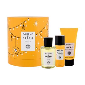 Acqua di Parma Colonia zestaw Edc 100 ml + Żel pod prysznic 75 ml + Dezodorant 50 ml unisex