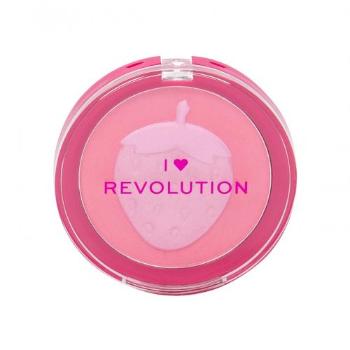Makeup Revolution London I Heart Revolution Fruity Blusher 9,2 g róż dla kobiet Uszkodzone pudełko Strawberry