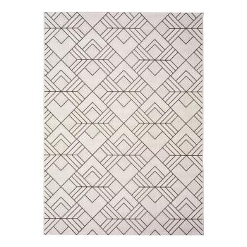 Biało-beżowy dywan odpowiedni na zewnątrz Universal Silvana Caretto, 80x150 cm