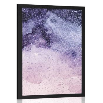Plakat abstrakcja nocnego nieba - 20x30 black
