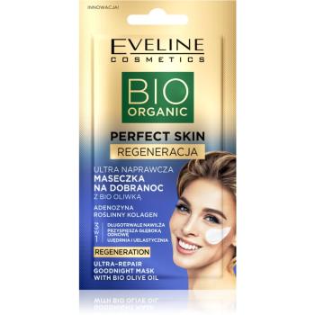 Eveline Cosmetics Perfect Skin Bio Olive Oil rewitaloizująca maseczka do twarzy na noc z olejem z oliwek 8 ml