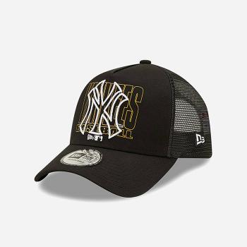 Czapka New Era New York Yankees Logo Black A-Frame Trucker Cap 60240544