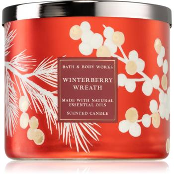 Bath & Body Works Winterberry Wreath świeczka zapachowa 411 g