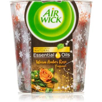 Air Wick Magic Winter Warm Amber Rose świeczka zapachowa 105 g